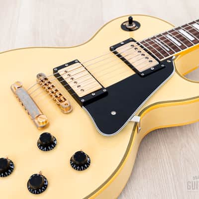 1983 Burny RLC-60 Custom Vintage Guitar Cream White w/ Case, Japan Fernandes image 6
