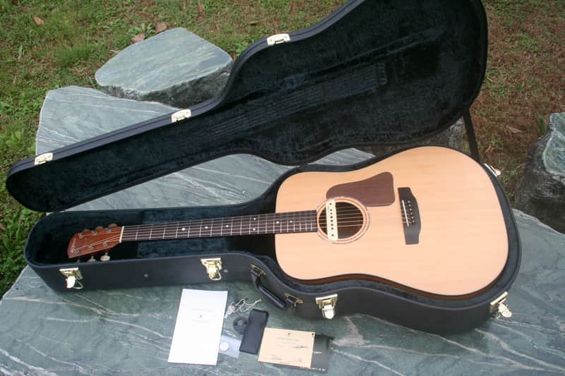 K Yairi YW-K13 OVA All Solid Dreadnought Guitar with L&R Baggs M1 Pick Up, Hand made in Japan+Hard Case and more image 1