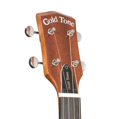 Gold Tone TG-10/L Spruce Top Mahogany Neck 4-String Acoustic Tenor Guitar with Gig Bag For Left Handed Players image 8