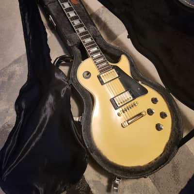 1990 Gibson Les Paul Custom Alpine White Pre Historic Reissue 1990 - White alpine image 1