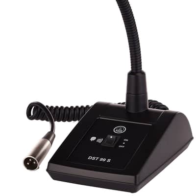 AKG Pro Audio DST99S Dynamic Paging Microphone with Cardioid Polar Pattern for General Public and Communication Uses., Black image 1