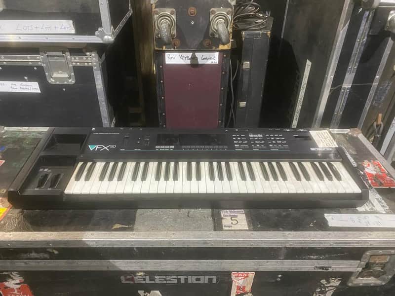 Ensoniq VFX SD Synth owned and used by Rick Wakeman of YES 1990 Black image 1