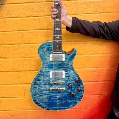 PRS 40th Anniversary McCarty SC56 Singlecut Electric Guitar, Faded Blue Jean with Case image 14