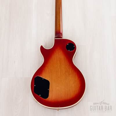 1973 Gibson Les Paul Custom Vintage Guitar Cherry Sunburst w/ T Tops, Case image 3