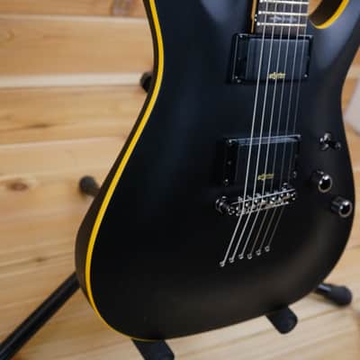 Schecter Demon-6 - Aged Black Satin image 10