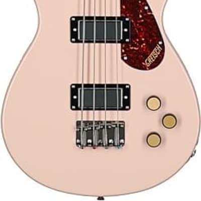 Gretsch Streamliner Jet Club Short-scale Electric Bass Guitar - Shell Pink image 4