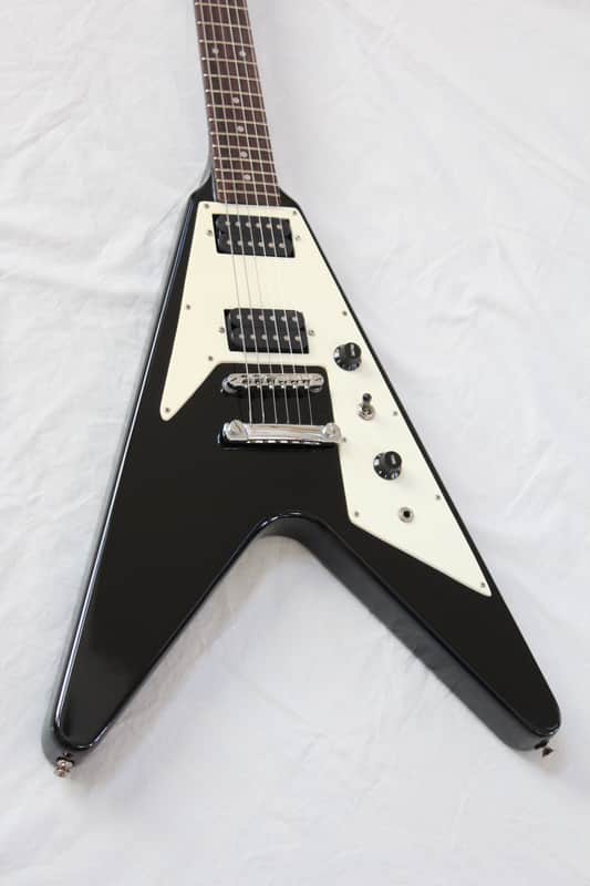 1993 Epiphone Flying V Samick Built Rare Set Neck Made in Korea