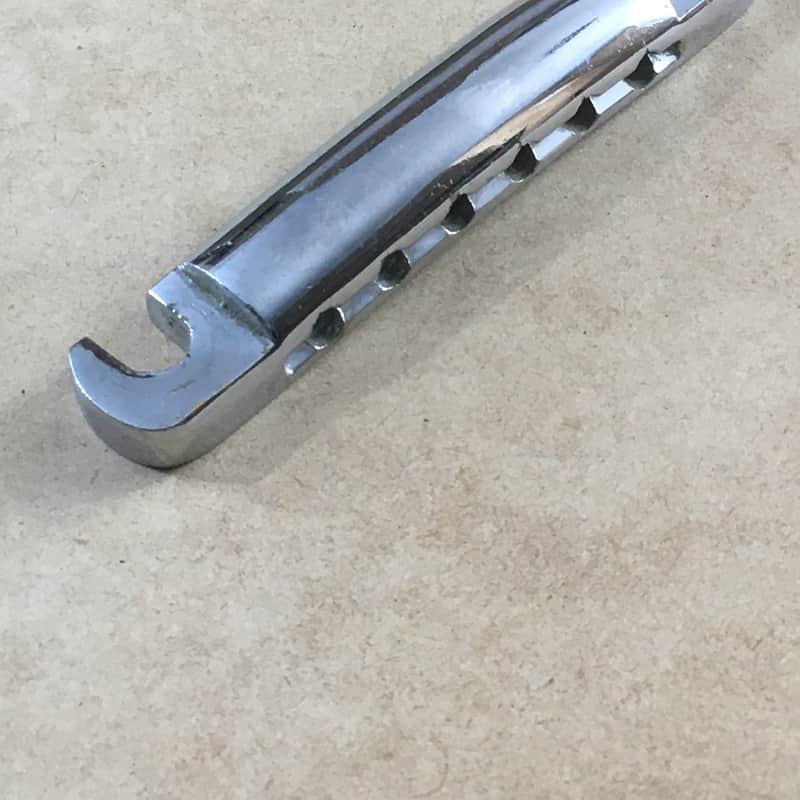 Epiphone Gibson LP SG BRIDGE Tail Stop Piece Chrome
