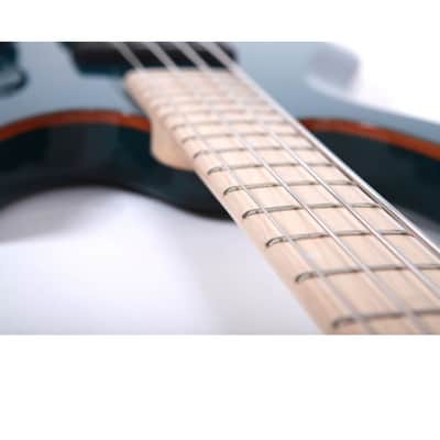 Basse Electrique M. Miller M2-4 TBL MN Transparent Blue image 4