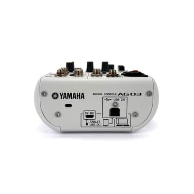 Yamaha AG03 MK2 WH USB 2.0 Mixer/Audio Interface, White image 5