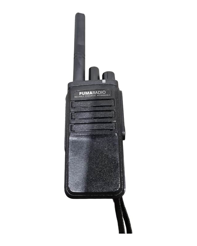 Puma Radio PR-585 - Black - Radio - Locked Channel - Fair w/ Power Supply & Charging Dock image 1