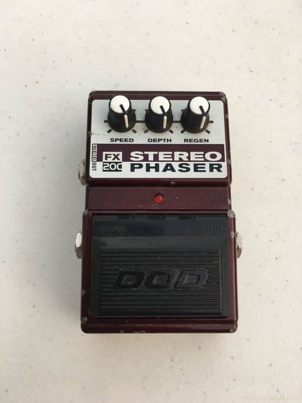 DOD Digitech FX20C Stereo Phasor Analog Phase Shifter Guitar Effect Pedal image 1
