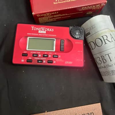 KORG ToneWorks PANDORA PX3BT Bass Multi Effect Processor Box Manual Tested image 3