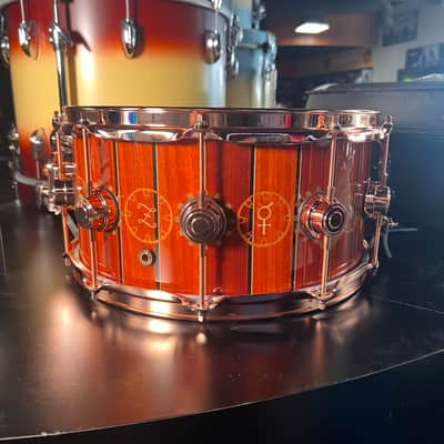 ~RARE!~ DW Collector's Neil Peart Time Machine 6.5x14" ICON Snare Drum w/ Deluxe Case #239 image 5