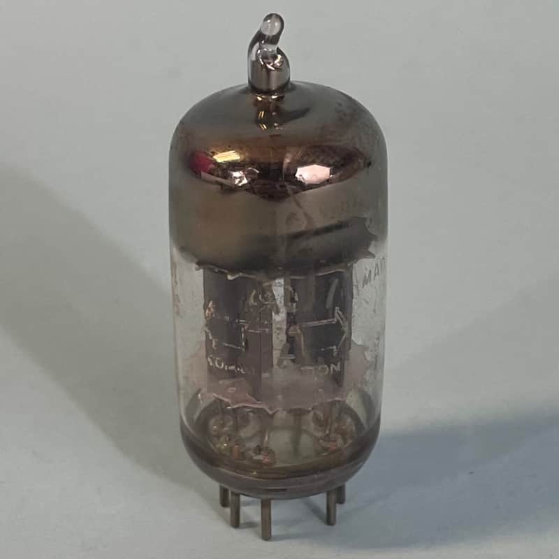1958 General Electric 6680 12AU7A ECC82 Vintage Halo Getter Preamp Tube! T156 image 1