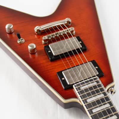 Epiphone Flying V Prophecy Electric Guitar - Aged Bengal Tiger Burst image 6