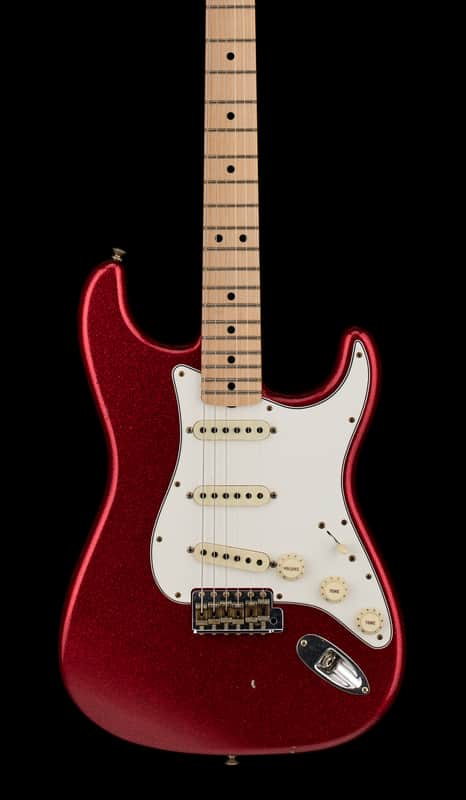 Mint Fender Custom Shop Limited Edition '69 Stratocaster Journeyman Relic - Aged Red Sparkle #81036 image 1