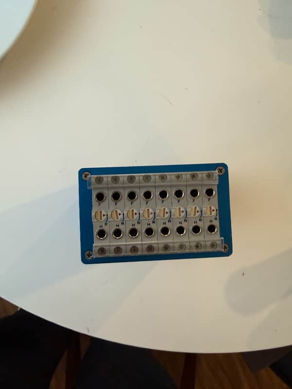 Switchcraft StudioPatch Series 1625 Modular 16-Point TT-DB25 Patchbay 2010s - Blue image 1