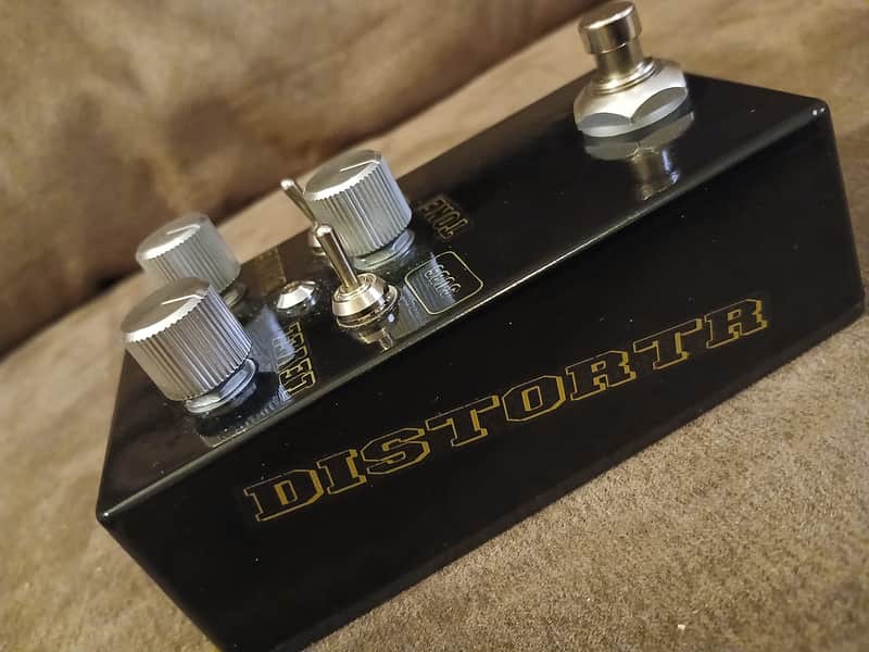 PigStompPedals "Distortion Distortion clone" PedalPCB - Distortor - Gloss Black image 1