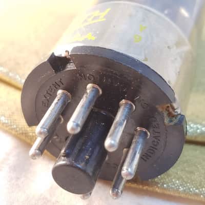 Raytheon etc. 6V6GT tNOS AT1000 TESTED Vacuum Tube greyglass metal base Beam Power 6V6 1940-1946 image 10