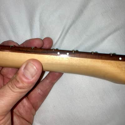 Performance Banana headstock Maple neck 1990 Black head image 11