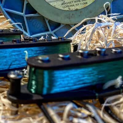 General Vintage Tone  Stratocaster Pickup set 63 to 65 specs NOS 1970s wire Corona INC 42awg Made in image 3