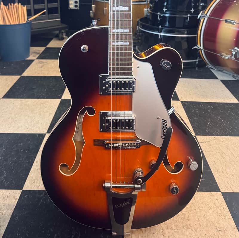 Gretsch G5420T Electromatic Hollow Body with Black Top Filter'Tron Pickups and Bigsby 2013 - 2016 Sunburst image 1