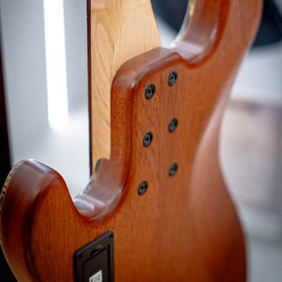 Sandberg California TT 4 String - Buckeye Burl image 10
