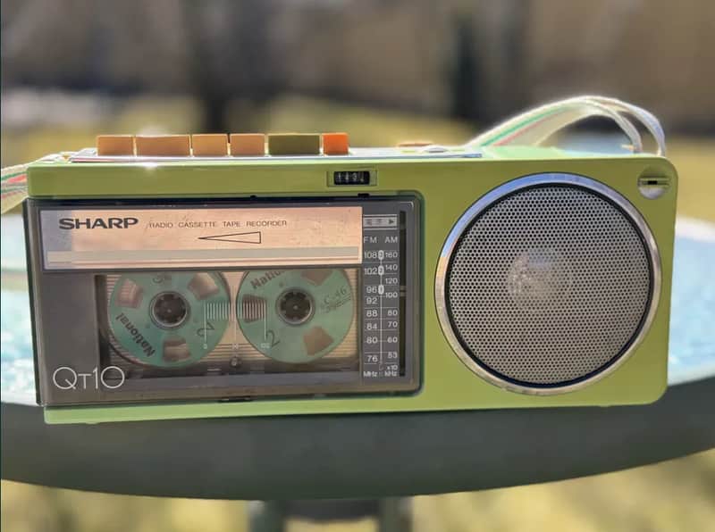 SHARP QT 10 👉MINT Serviced Warranty Rare Wintage Cassette Deck image 1