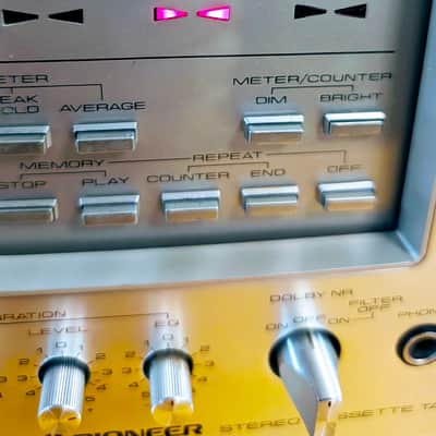 Pioneer CT-F 1250 - Excellent!! condition, [REFURBISHED - $240!] -- fully functioning monster, with extra tapes image 8