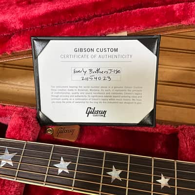 Gibson Everly Brothers J-180 Acoustic Guitar - Ebony image 8