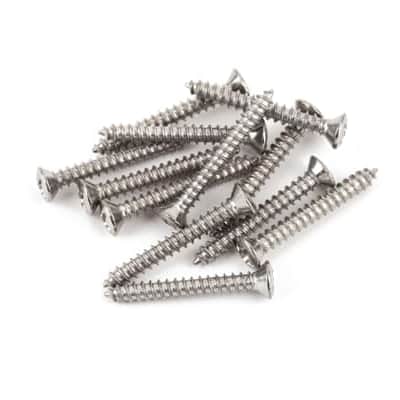 Genuine Fender Guitar/Bass Bridge and Strap Button Mounting Screws - Chrome image 6