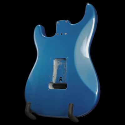 2003 Fender American Stratocaster Alder Body - Chrome Blue image 5