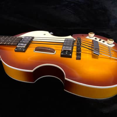 Hofner Ignition Violin Bass (Sunburst) w/ Upgrades & Hard Case image 8