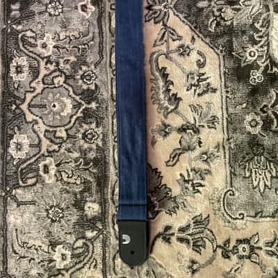 Mint D'Addario Guitar Strap - Electric / Acoustic Guitar Strap - Denim Blue image 2