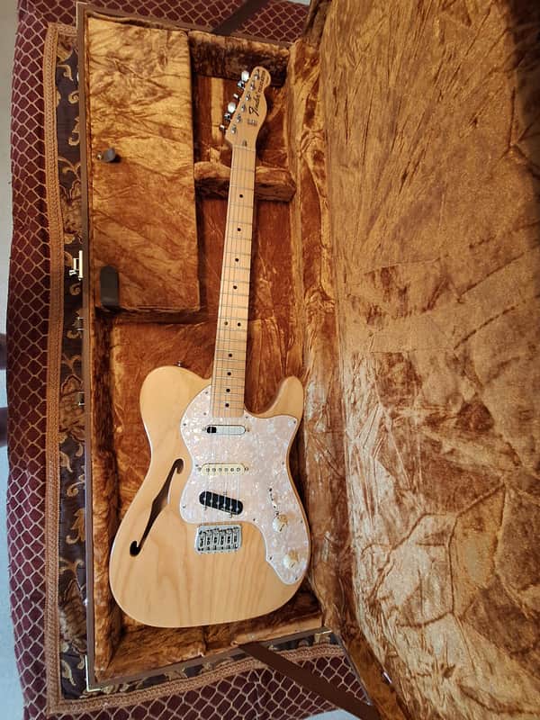 2009 Fender Classic Series '72 Telecaster Thinline (Nashville wired) Natural Finish image 1