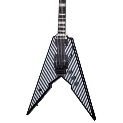 Wylde Audio Viking V Pinstripe FR Floyd Rose  Zakk Wylde V Shape Electric Guitar image 11