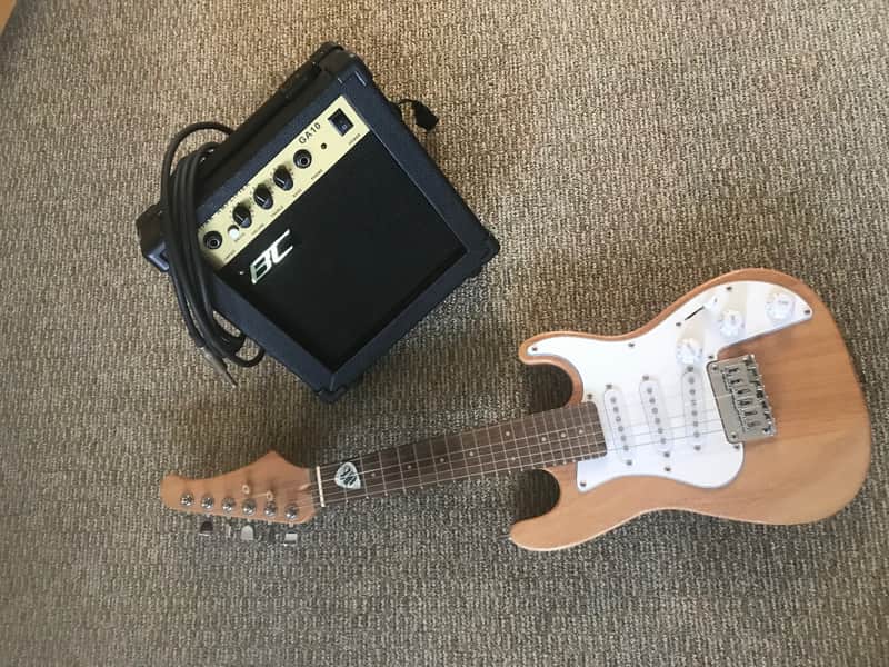 Electric Mini/Travel Guitar + BC Practice Amp & Chord! What a package! Sale Benefits Music Education Nonprofit! image 1