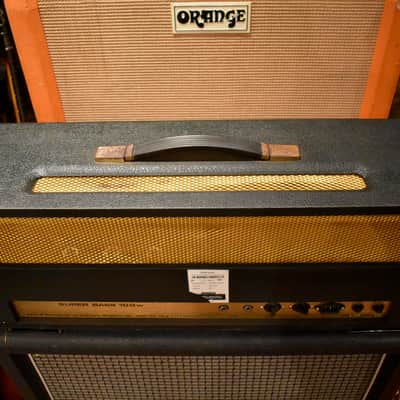 Vintage 1971 Marshall JMP Super Bass Stack Straight Slant Cab w/ Original Covers image 9