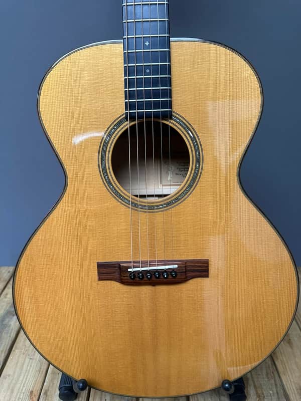 circa 1980's Ehlers Natural Acoustic Guitar image 1