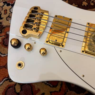 Vintage 1977 Gibson Thunderbird White Bicentennial Bass Guitar *Upgraded* 1970s image 6