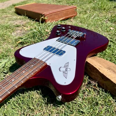 Gibson Non Reverse Thunderbird Bass Guitar 2022 - Sparkling Burgundy image 15
