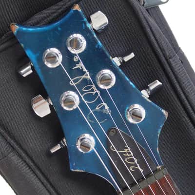 PRS 20th Anniversary Custom 24 10Top Royal Blue Electric Guitar 2005 image 9