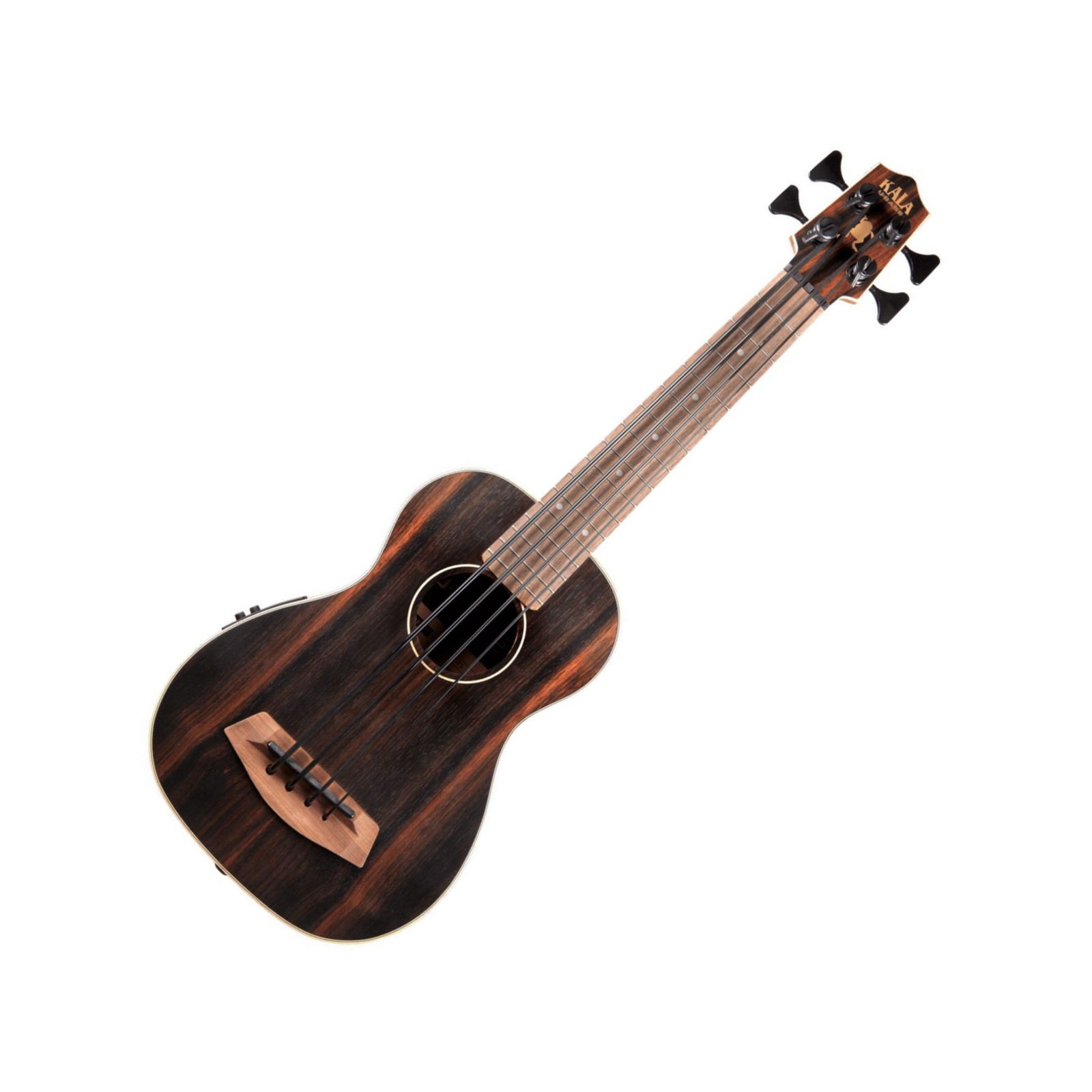 Kala U-Bass Striped Ebony Fretless Ukulele Bass Natural | Reverb