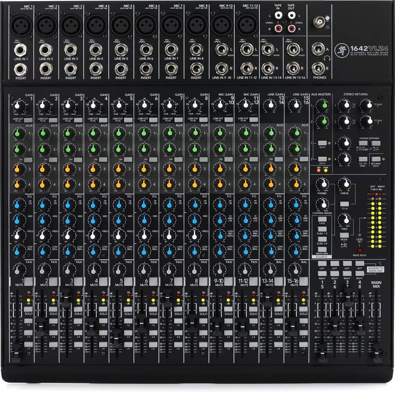 Mackie 1642VLZ4 16-Channel Compact Analog Mixer with 10 Onyx preamps image 1