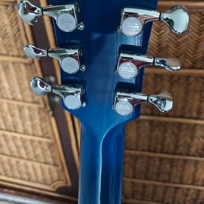 Thomas Rodriguez Custom Sunburst 2000s - Black with Blue sunburst image 10