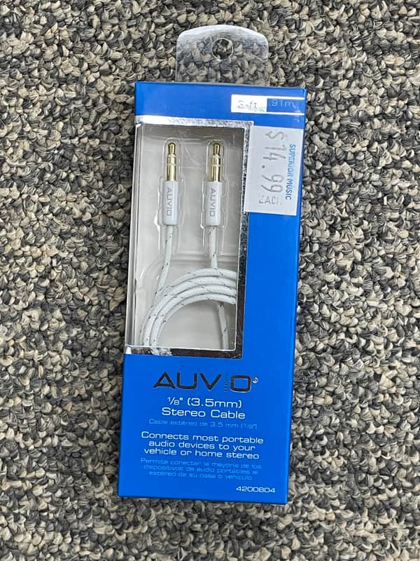 Immagine AUVIO 3 FT 1/8” Stereo cable - White - 1