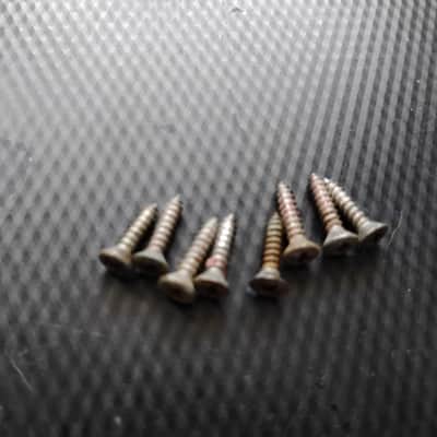 1950s Telecaster Stratocaster original pickguard 8 screw set tele Pre-CBS vintage pick guard set - Parts for luthier project restoration 1950s 1960s 59 60s image 3