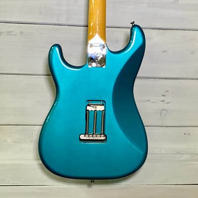 Fender Eric Johnson Stratocaster with Tweed Case 2014 - Lucerne Aqua Firemist image 12