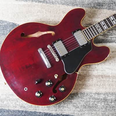 1978 Greco SA-800 WA Wine Red Fujigen MIJ Vintage Semi-Hollow Guitar Made in Japan image 2